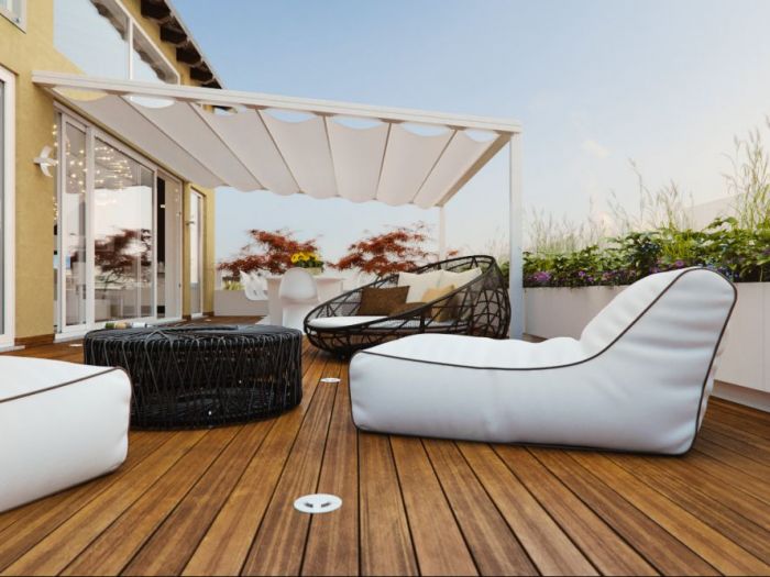 Archisio - Annalisa Carli - Progetto Un attico in stile loft in milano