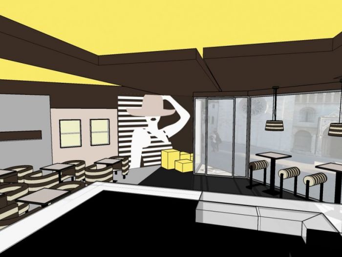 Archisio - Gianluca Bernardini - Progetto Concept caffetteria