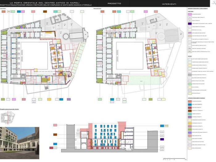 Archisio - Alessandra Pascarella - Progetto Restauro dellex complesso di santa maria egiziaca a forcella