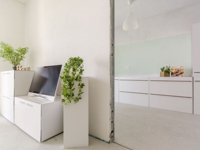 Archisio - Gilardi Interiors On Staging - Progetto Intervento di home staging destinato alla venditaquadrilocale al grezzo libero da cose e persone