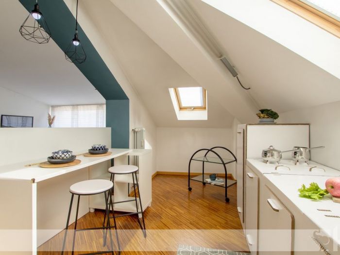 Archisio - Elisa Cattelan - Progetto Ufficio tecnico No Luminoso attico