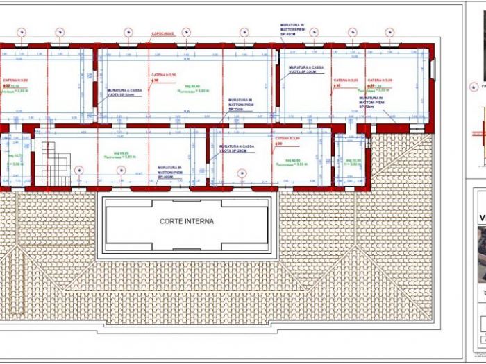 Archisio - Tiziana Decaria - Progetto Palazzo gagliardide riso miglioramento sismico
