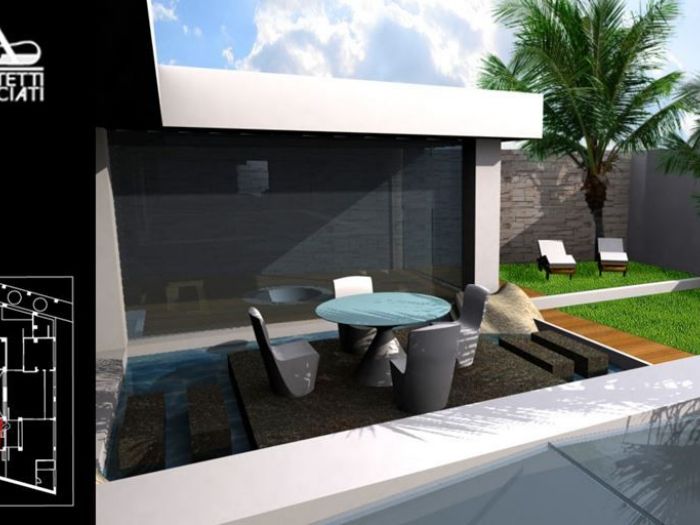 Archisio - Gilles Patrice Arch Todaro - Progetto Ristrutturazione showroom sol et bains a dakar senegal