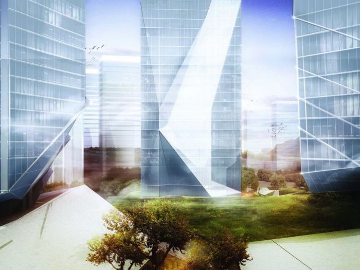 Archisio - Plasma Studio - Progetto Huafa square planning