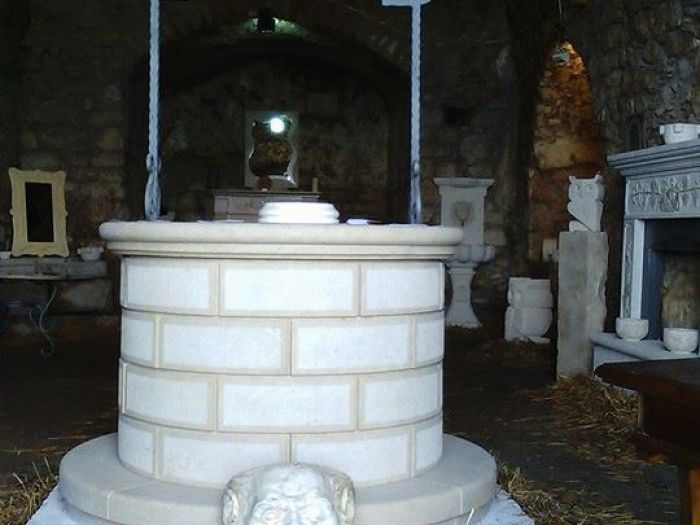 Archisio - Martiniello Marmi - Progetto Tavolini pozzi e oggetti simbolici