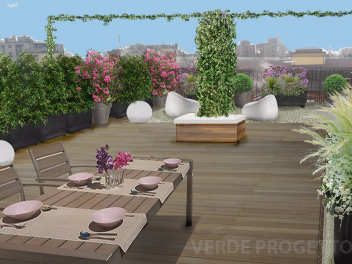 Archisio - Adriana Pedrotti - Progetto Il progetto del terrazzo sui cieli di milano
