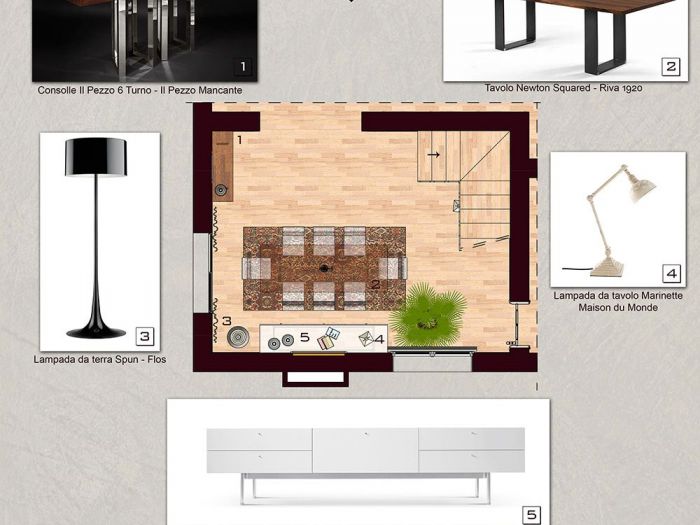 Archisio - Mc Rendering Solution - Progetto una perfetta unione tra stili chic e moderno