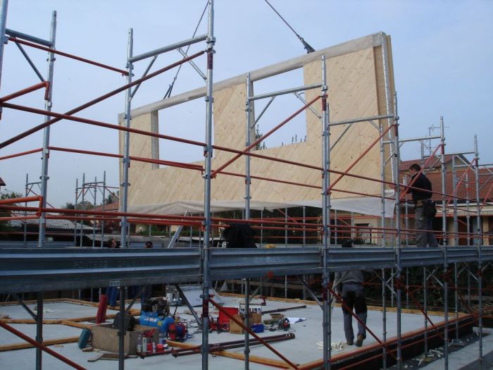 Archisio - Bclegno - Progetto Casa struttura in xlam coibentazione fibra di legno