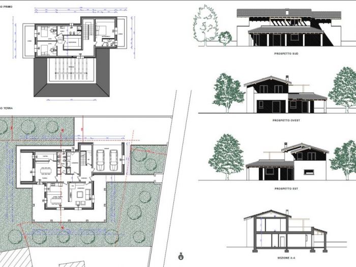 Archisio - Studio Tecnico Vittorio Valpondi - Progetto Progetto di villa in campagna a suzzara