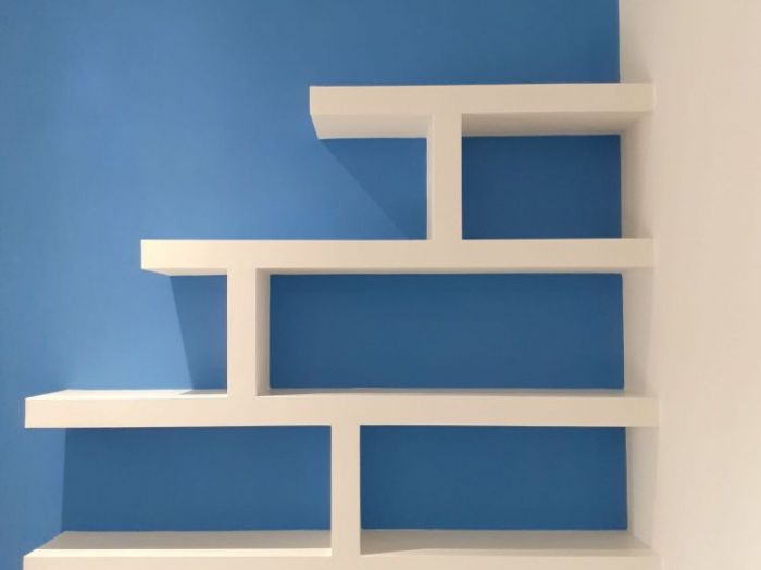 Archisio - Mani Srl Ristrutturazini - Progetto Parete attrezzata in cartongesso zona vitinia roma