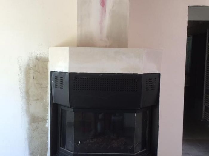 Archisio - Cartongesso Design - Progetto Termocamino in cartongesso