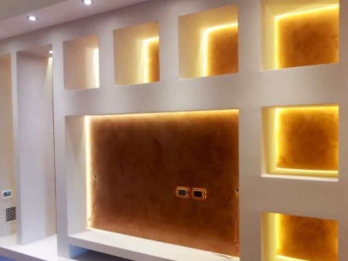 Archisio - Ristrutturazione Casa Roma - Progetto Opere in cartongesso