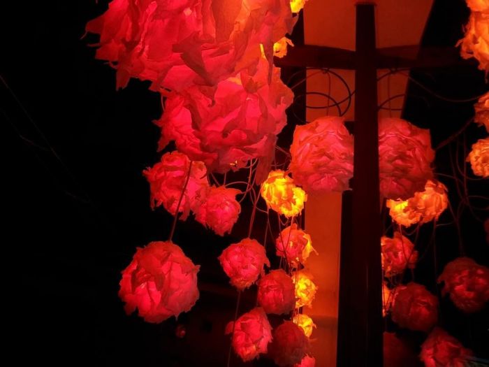 Archisio - Serena Fanara - Progetto Flame site specific light installation