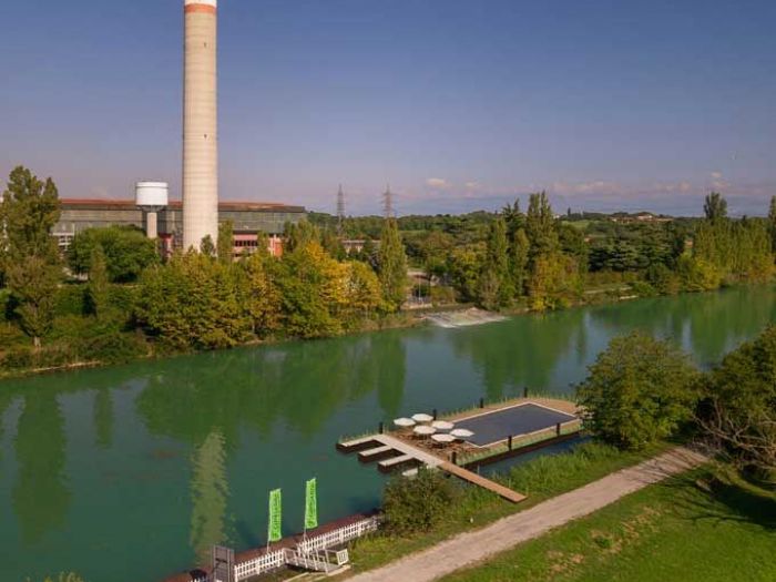 Archisio - Clab Architettura - Progetto Piscina galleggianteMonzambano