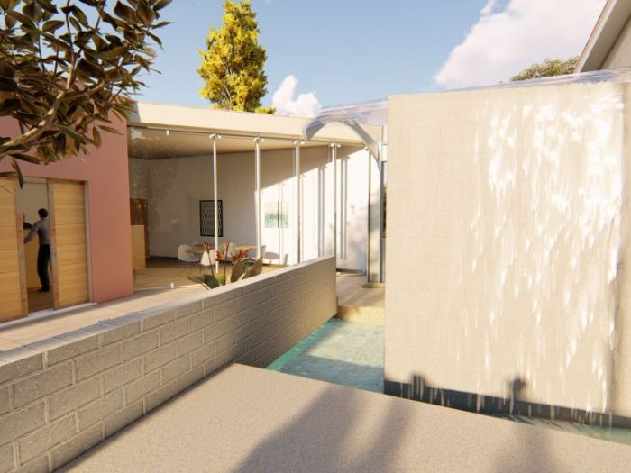 Archisio - Andrea Sorci Natural Living - Progetto Progetto definitivo- ipotesi progetto di ripristino di un capannone a borghetto flaminio rm per la sede museale della fondazione