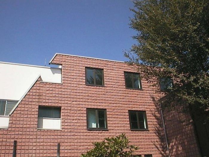 Archisio - Gian Franco Dazzan - Progetto Villa marchesi a voghera e altri edifici residenziali dettaglio facciata