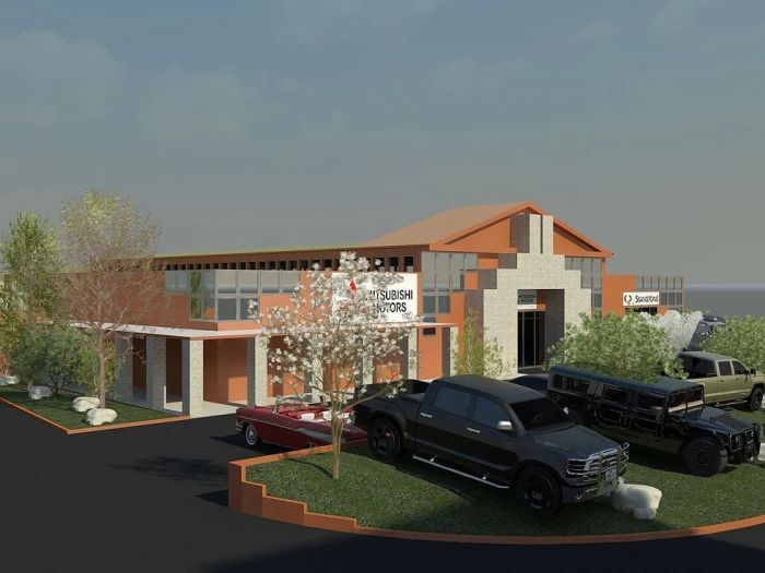 Archisio - Remo Bozza Landscape Architecture - Progetto Car showroom