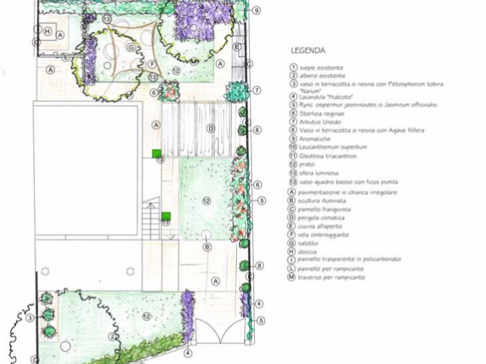Archisio - Adriana Pedrotti - Progetto Il giardino elegante a taranto