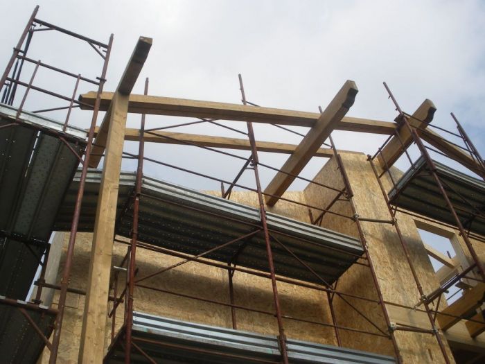 Archisio - Bclegno - Progetto Casa struttura a telaio in legno lamellare