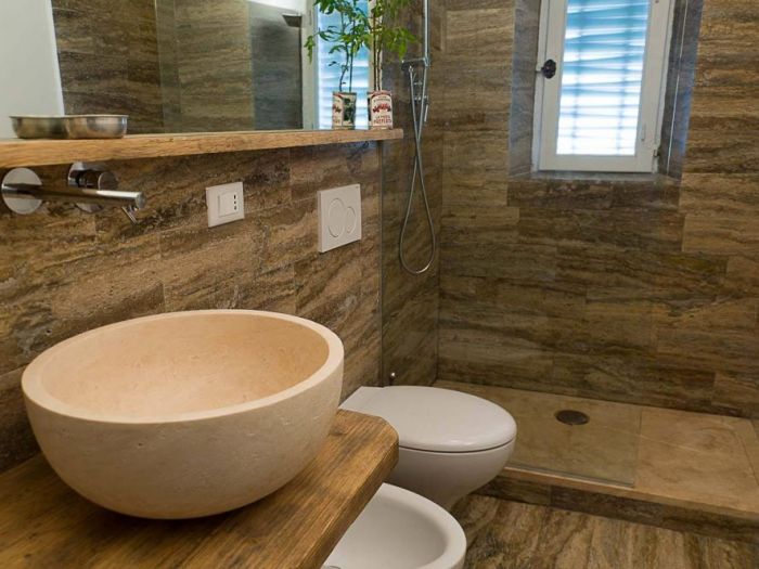 Archisio - Carpenteria Fabbro Alma - Progetto Marmo per bagni