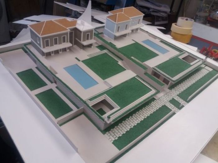 Archisio - Plastici Rocchi - Progetto Ville milano marittima