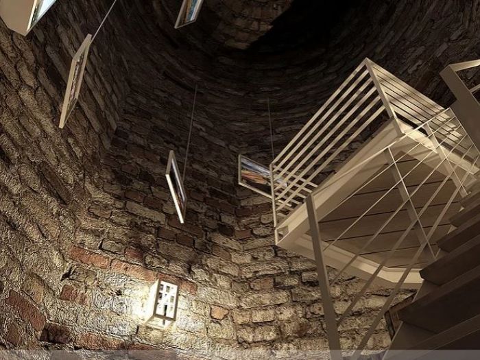 Archisio - Farchitects - Progetto WineryMoasca castle towerAzienda vinicolaTorre del castello di moasca
