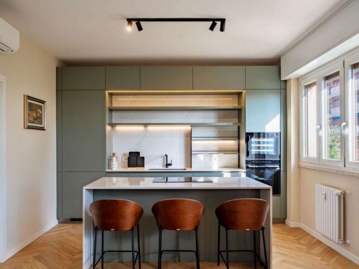 Archisio - Gianluca Chiocca Design - Progetto Ristrutturazione appartamento 120 mq - san siro milano