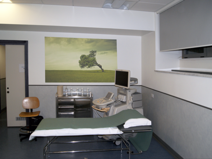 Archisio - Carlo Becciu - Progetto Nuove sale ecografiche ospedale cottolengo