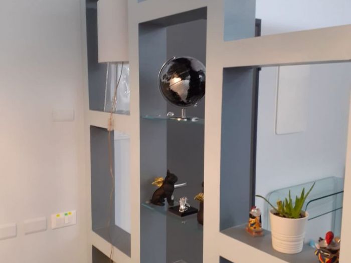 Archisio - Mani Srl Ristrutturazini - Progetto Separ in cartongesso e cristallo appartamento zona mezzocammino roma