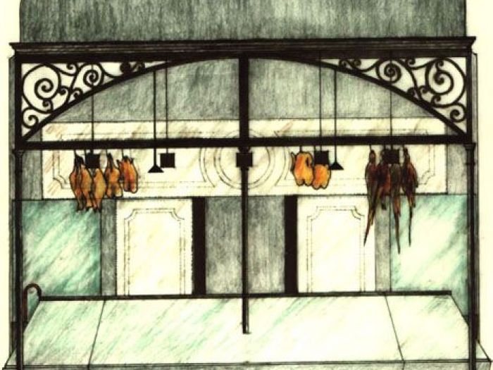 Archisio - Maurizio Moraldi - Progetto Il tempio del polloUn box inossidabile al tempo e alluso nel mercato coperto di santambrogio a firenze