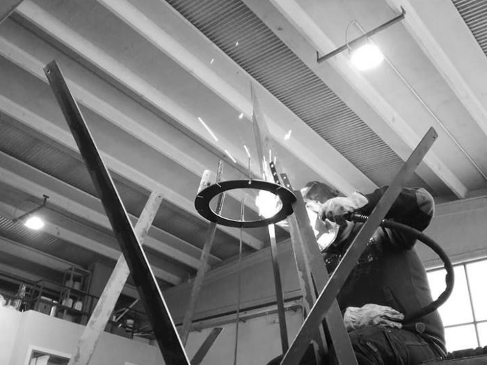 Archisio - Michele Ricupero - Ecoarchitettare Studio - Progetto Albero di natale in acciaio cor-ten