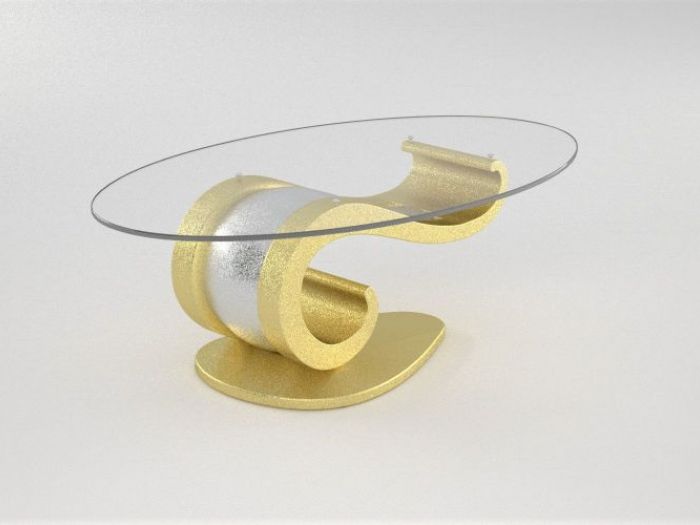 Archisio - Dablec Di Tiziano Moletta - Progetto Tavolino da salotto classico lisa