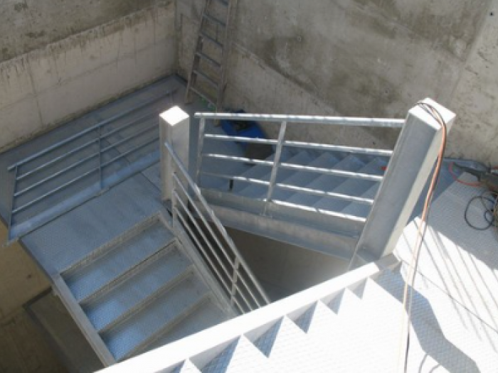 Archisio - Nervo Valerio - Progetto Soppalchi e passerelle scale interne scale antincendio esterne