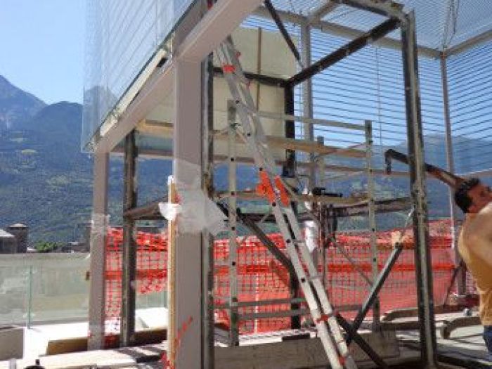 Archisio - Michele Ricupero - Ecoarchitettare Studio - Progetto Complesso monumentale dei balivi ao - progetto strutturale della torretta ascensore