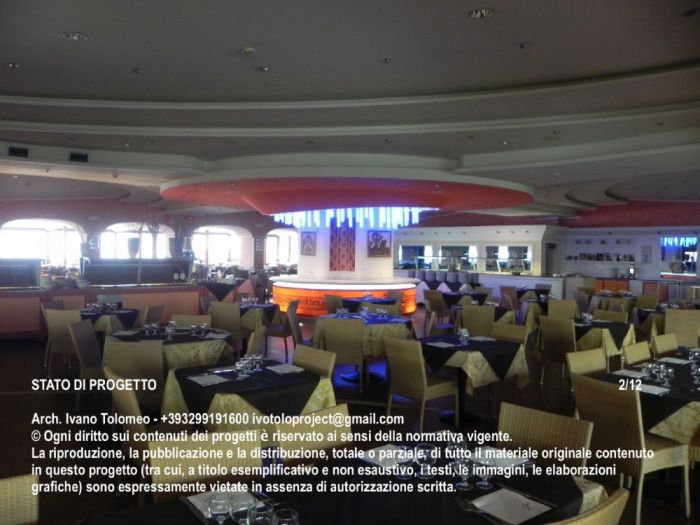 Archisio - Ivano Tolomeo - Progetto Isola buffet hotelresort rocca nettuno