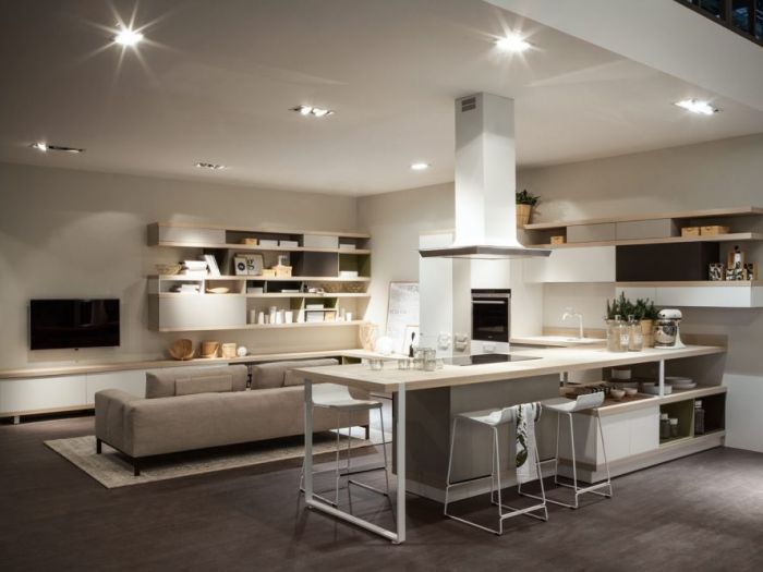 Archisio - Tassonedil - Progetto Cucine che si ampliano verso il soggiorno