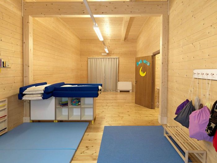 Archisio - Rubner Haus - Progetto Struttura prefabbricata ruben house - asilo nido