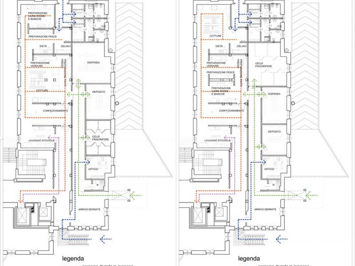 Archisio - Carlo Becciu - Progetto Cucine centrale cottolengo