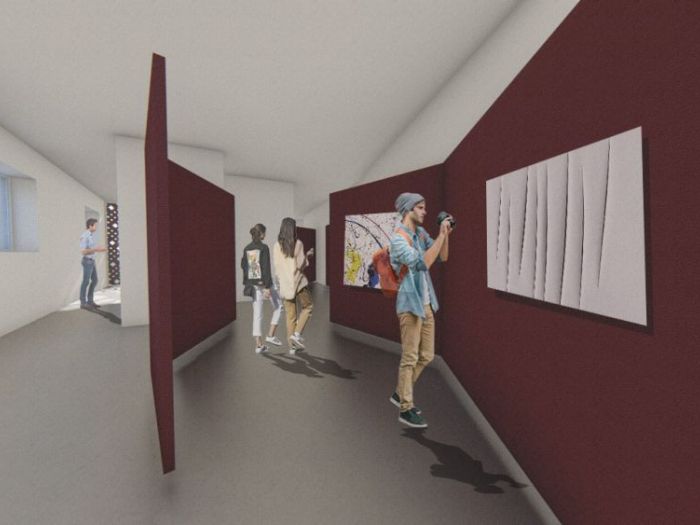 Archisio - Claudia Porcu - Progetto Concorso idee - museo darte contemporanea a lula - prima menzione di merito