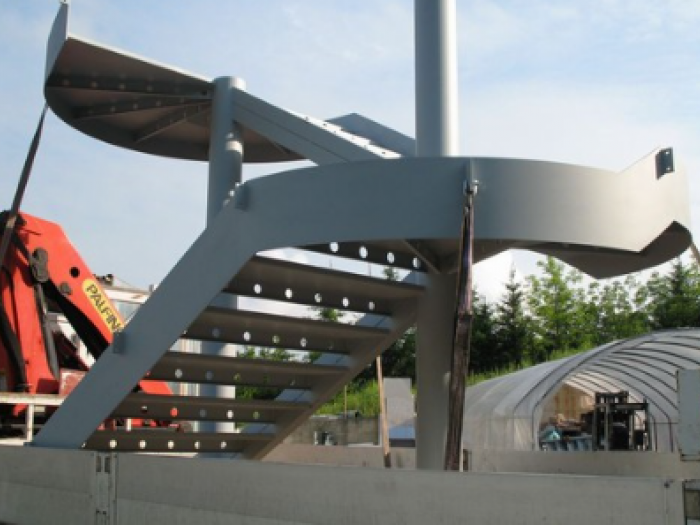 Archisio - Nervo Valerio - Progetto Soppalchi e passerelle scale interne scale antincendio esterne