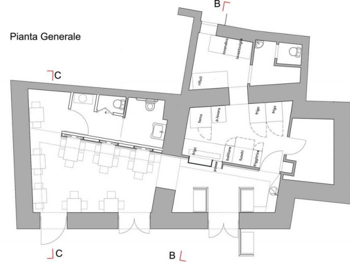 Archisio - Arch Giovanni Di Maria - Progetto Naka lounge restaurant