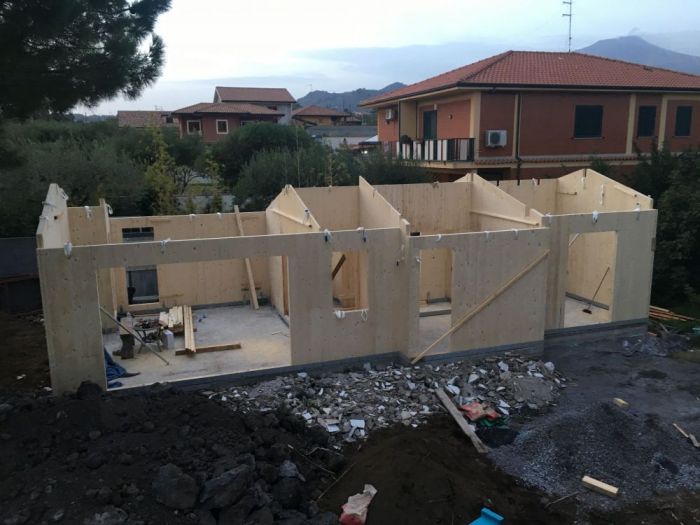 Archisio - Casesa Tiziano - Progetto Villa unifamiliare struttura portante in legno