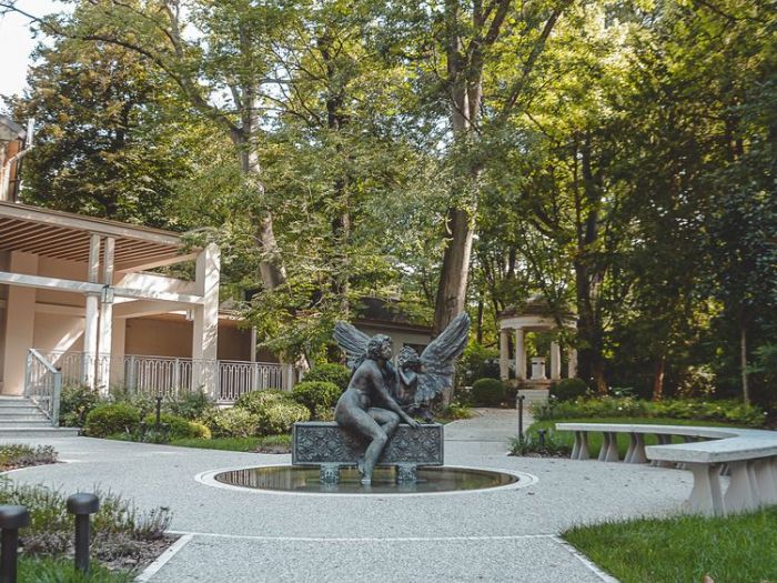 Archisio - Forme Dacqua - Progetto Restauro fontana a specchio - garden senato milano