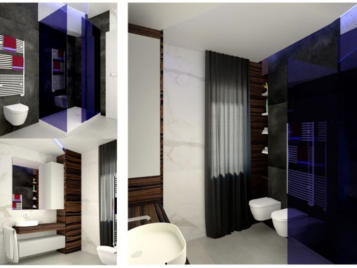 Archisio - Luca Minenna - Progetto Bagno - home c - rappresentazione 3d soluzioni