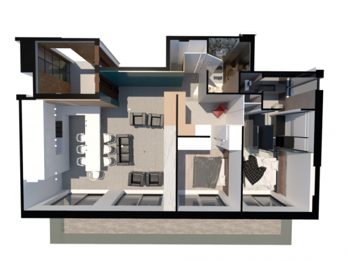 Archisio - Larender - Progetto Progetto di interni
