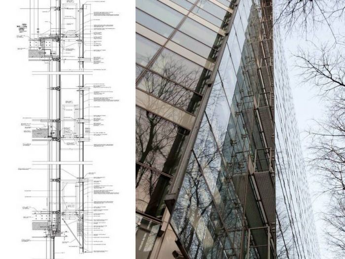 Archisio - Nca Nunzio Carraffa - Progetto Edificio ad uffici via bergognone milano 2001-2002