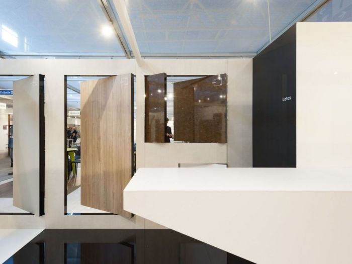 Archisio - Filippo Saponaro Architetto - Progetto Concept e progetto stand fundermax- scicam