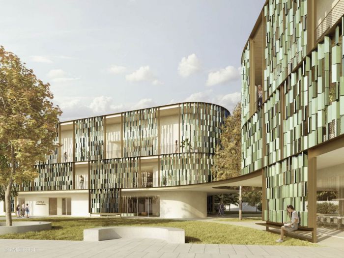 Archisio - Sf Architects - Progetto Contest school complex scialoia in milan