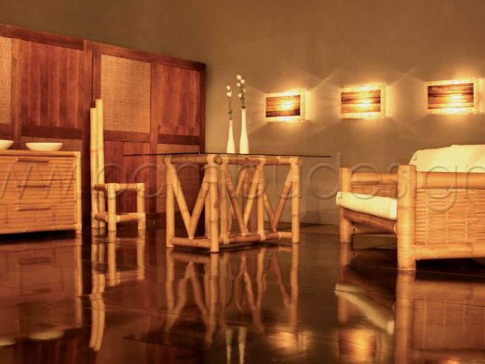 Archisio - Bambu Design - Progetto Tavoli basi tavolo sedie poltroncine