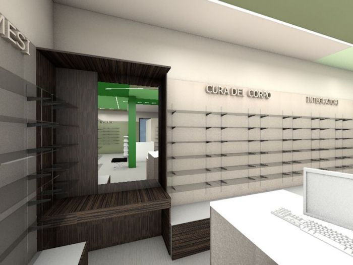 Archisio - Amedeo Giordano - Progetto Nuova sede farmacia duomo